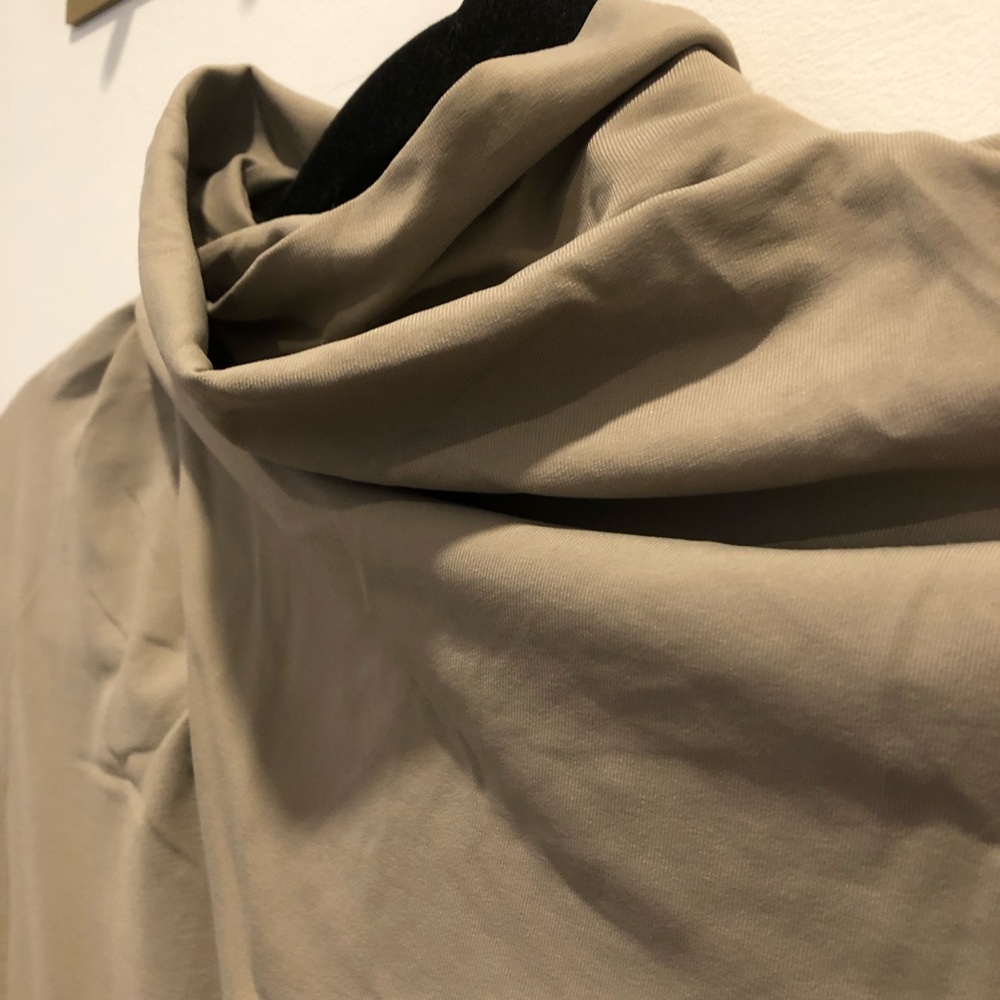 Zara Beige Gathered Top